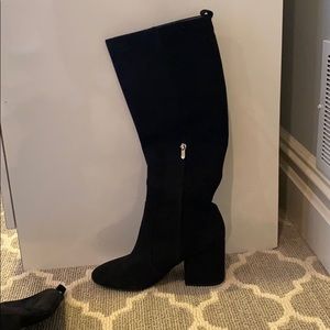 Sam Edelman Thora black suede boots size 9.5